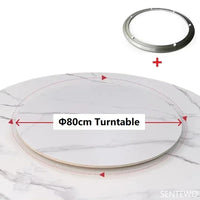 Marble Gold-Base Dining Set