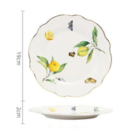 Lemon Pattern Ceramic Tableware Set