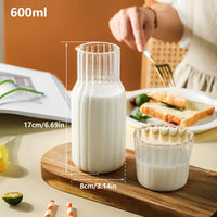 Bedside Glass Carafe Cup Set