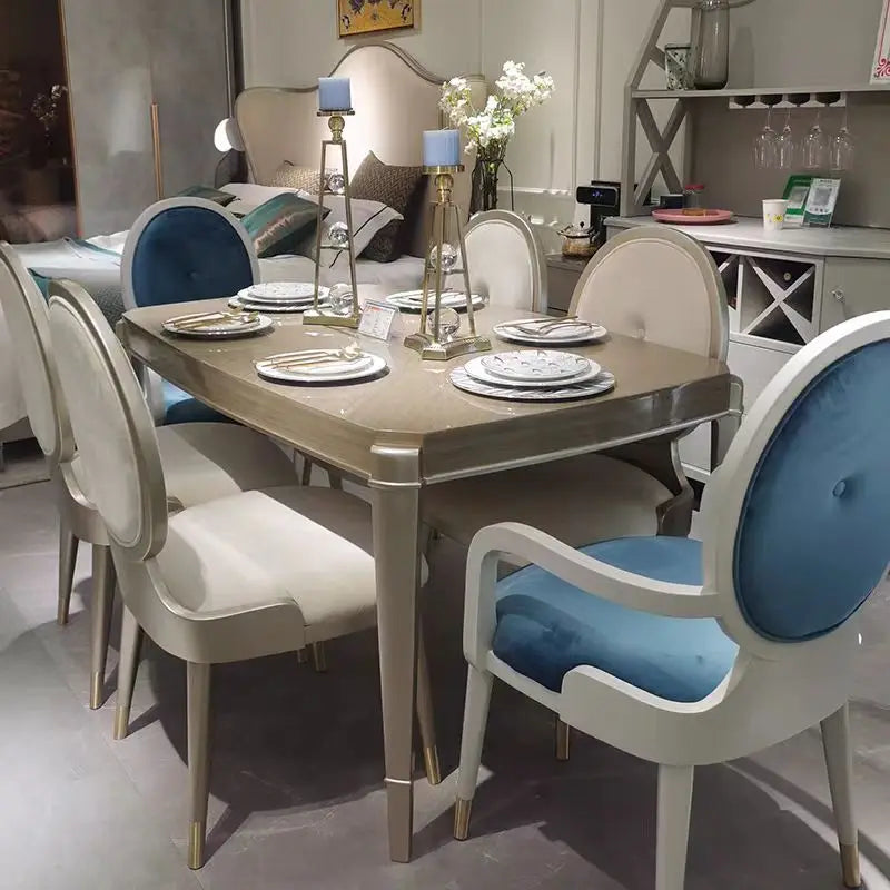 Handmade Solid Wood Dining Set