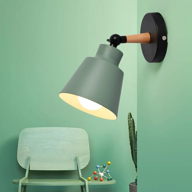 Macaron Wood Wall Lamp