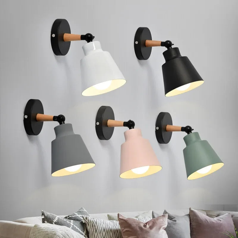 Macaron Wood Wall Lamp