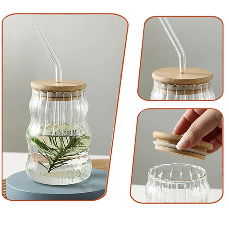 Bamboo Lid Mason Tumbler