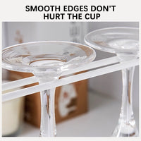 Under-Cabinet Wine Glass Rack
