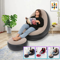 Inflatable Flocked Lounge Chair
