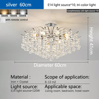 E14 Crystal Ceiling Chandelier
