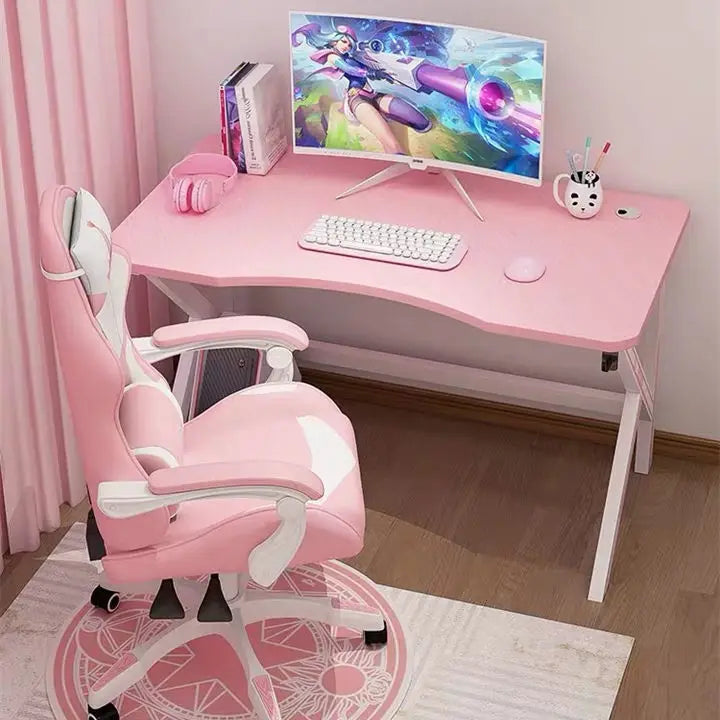 Pink Gamer Computer Desk