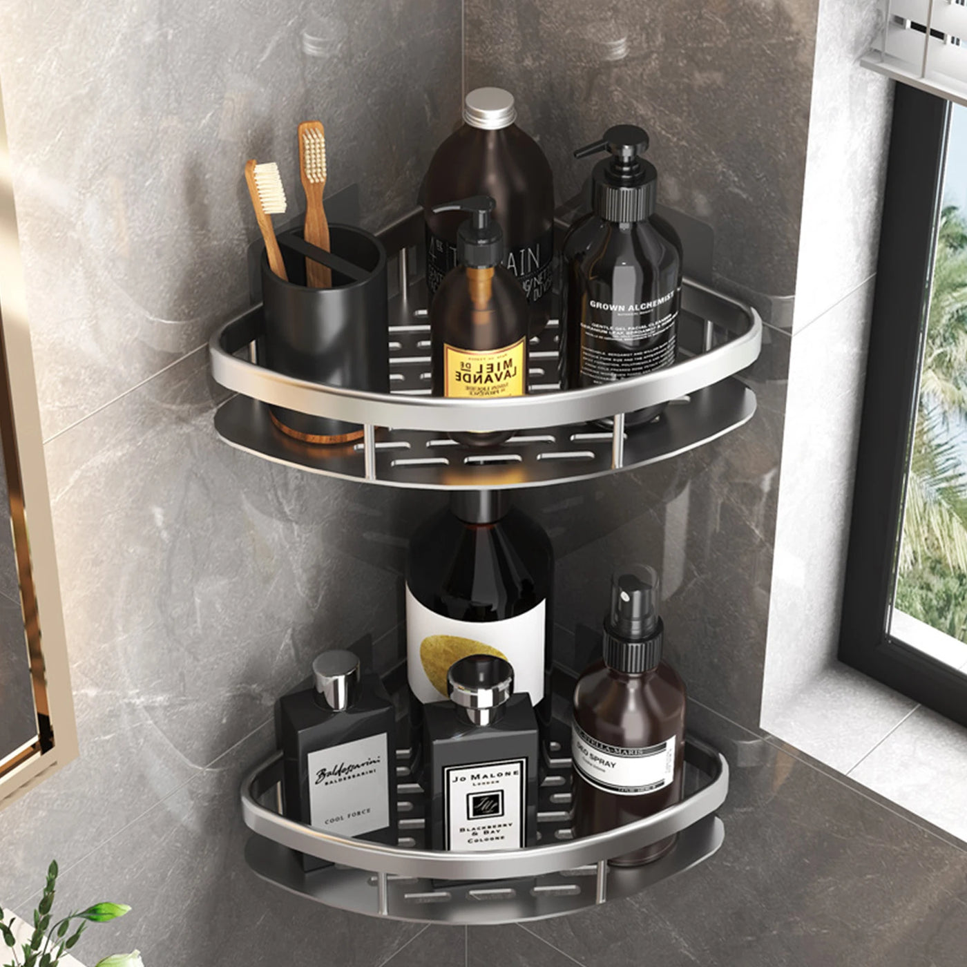 Rustproof Wall Mounted Shower Shelf